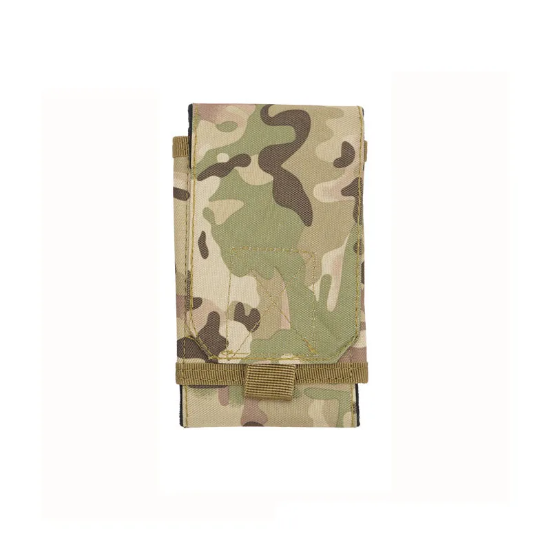 CP Camo Waist bag Tactical Phone Holder Sport Waist Belt Case Waterproof Nylon EDC Outdoor Camouflage Bag Hunting Bags in Backpack - Цвет: CP