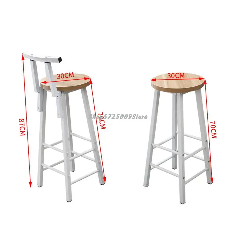 Барный стул для балкона магазина молочного чая высокий стол современная простая