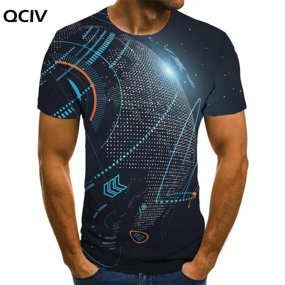 

QCIV Galaxy футболка мужские футболки с планетами 3d графика аниме одежда творческие футболки повседневная мужская одежда футболки повседневные топы