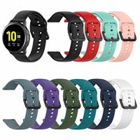 20mm stainless steel metal strap for samsung galaxy watch active active 2 40mm 44mm bands smart watches small large bracelet
