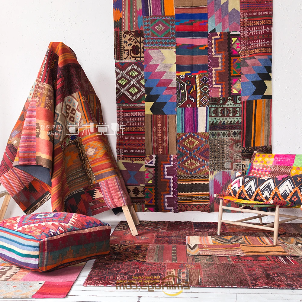 Великолепное килим ковры Вязание Античный Декор этнический стиль