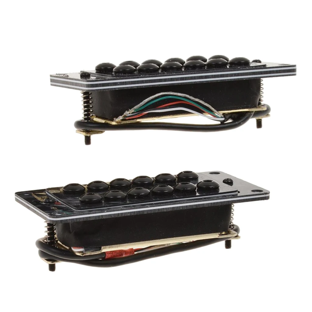 

2X HOC-PP-TMB DUAL RAIL BRIDGE PICKUP FOR ELECTRIC GUITAR BLACK