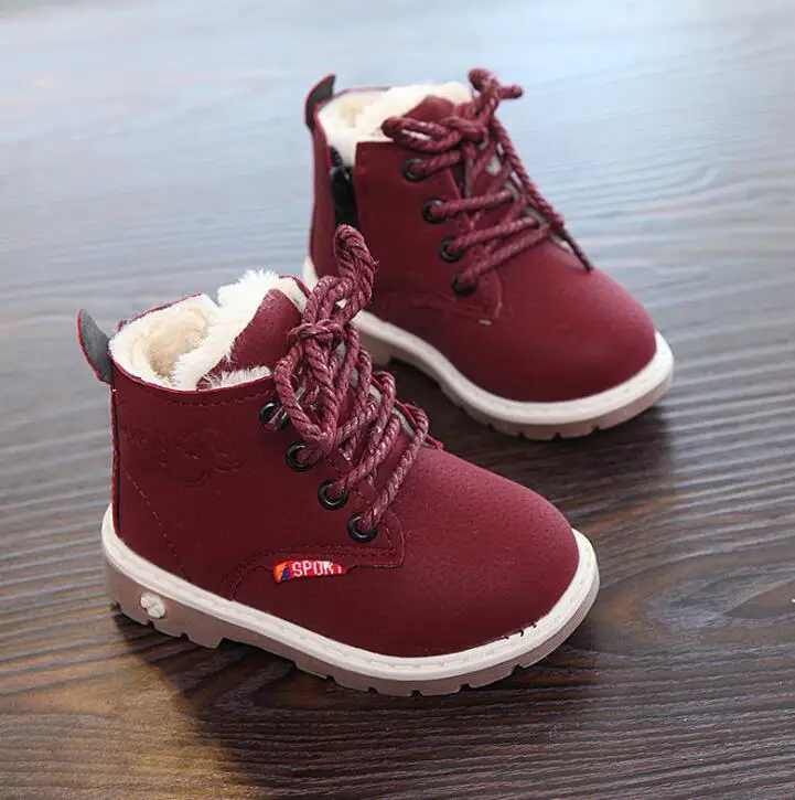 Autumn Winter new Fashion Children's shoes Children Kid Girls Boys Ankle Sport Short Boots Casual 1-6 years old | Детская одежда и