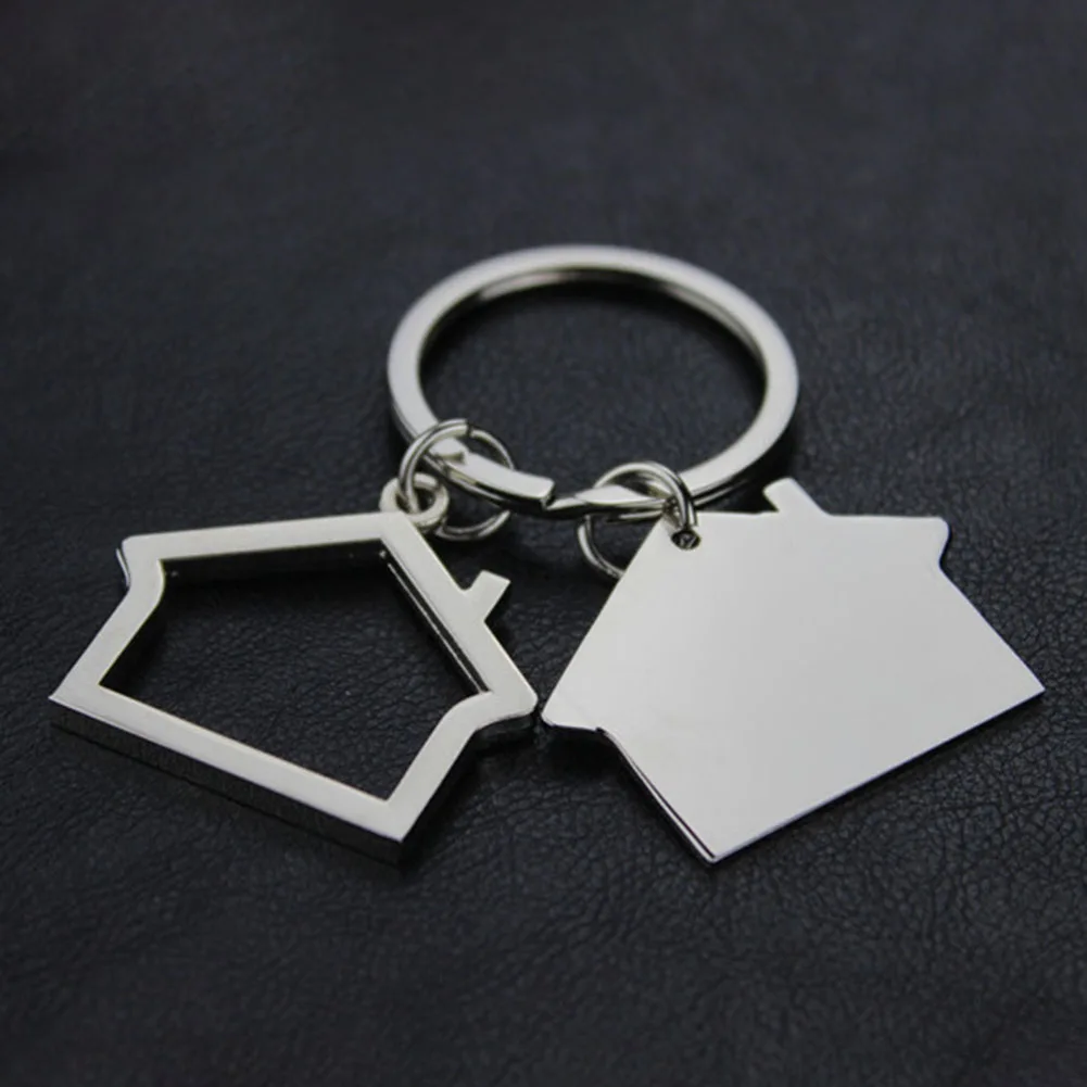modern house home keychain key chain keyring cabin small house hanging pendant keyring key holder keychain bag purse decor free global shipping