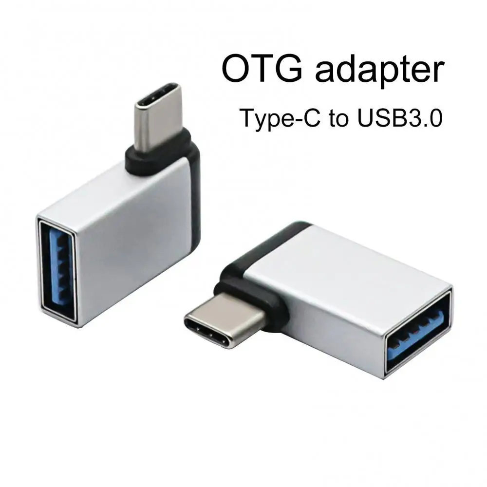

Portable Durable Type-C to USB3.0 Mini Adapter Plug Play Aluminum Alloy OTG Adapter Converters For Laptop Tablet Phone Mouse