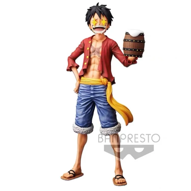 В наличии Banpresto цельный рисунок Grandsta Nero the Monkey D. Luffy Oversea ПВХ фигурку модели