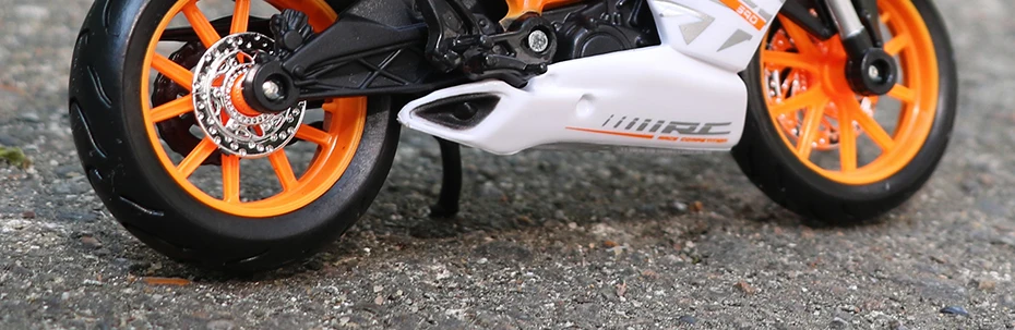 Maisto Сплав 1:18 Модель мотоцикла игрушка Моделирование KTM RC 390 мотоцикл автомобиль спортивный гоночный автомобиль Модель Коллекция игрушек для детей