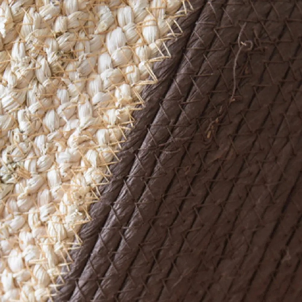 

Plant Pot Straw Flower Pot Seagrasss Baskets Picnic Plant Pot Rattan Tote Belly Basket Grocery With Handle Storage Decoration