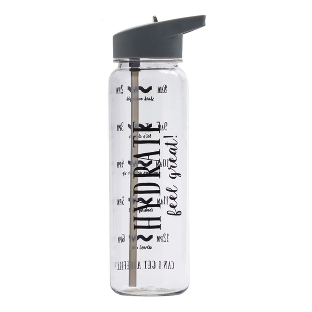 750ml/25oz 100% Тритан Спорт на открытом воздухе соломы бутылка для воды с фламинго и
