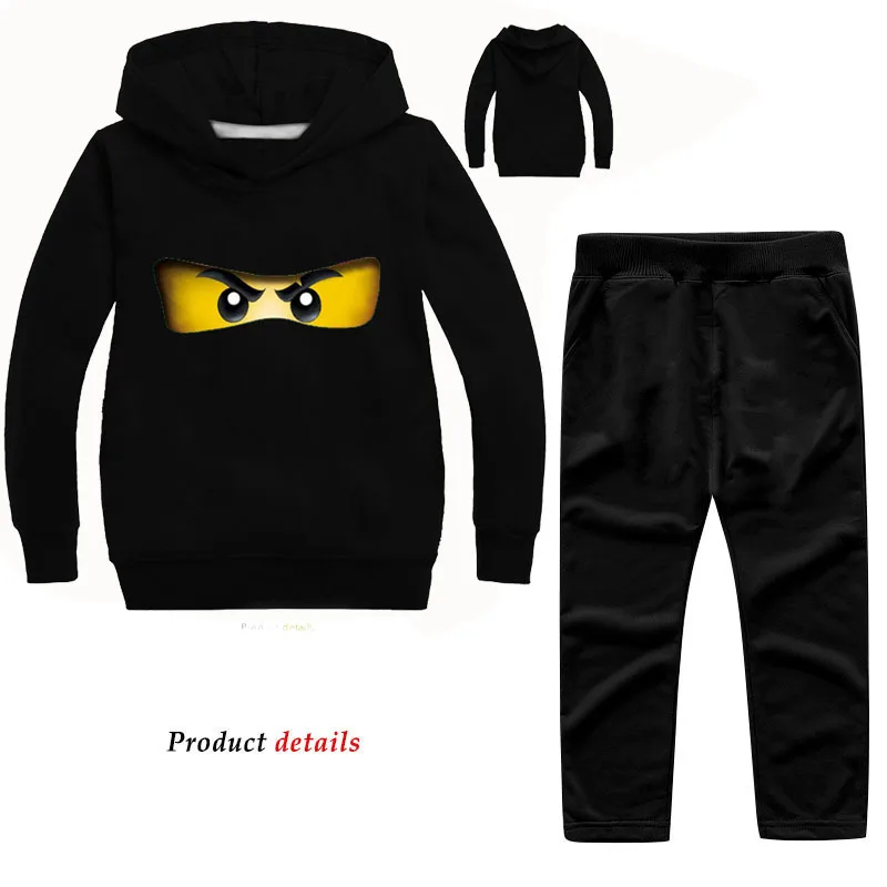 2-16Y Kids Boy Clothes 2019 fall Dragon Ball Z Son Goku Clothing Set Girls Tracksuit Toddler Outfits SportWear Hoodie Pants | Детская