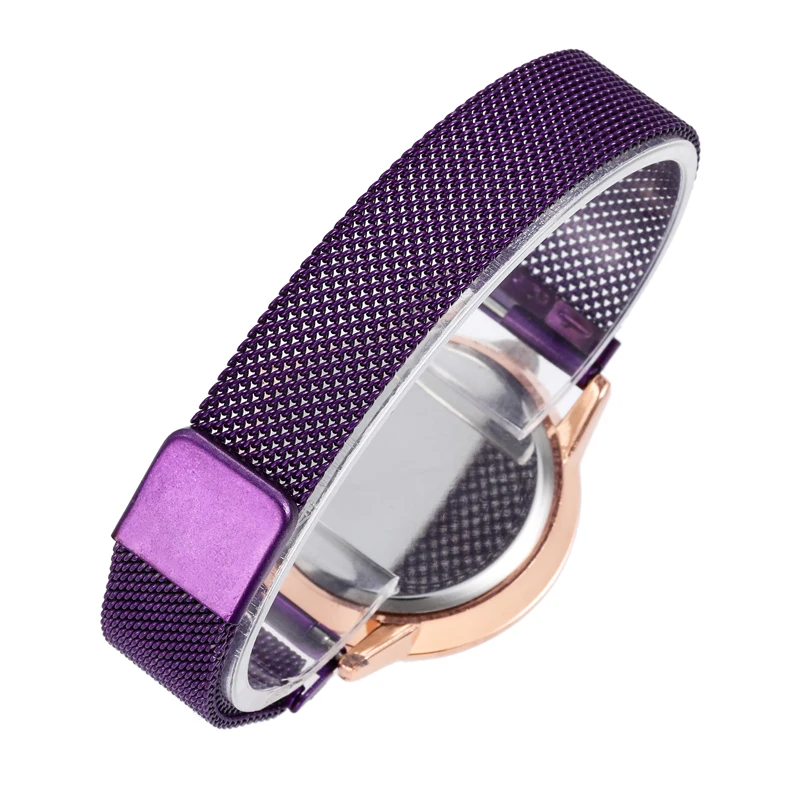 Стразы женские часы со звездным небом ультратонкие Роскошные кварцевые с