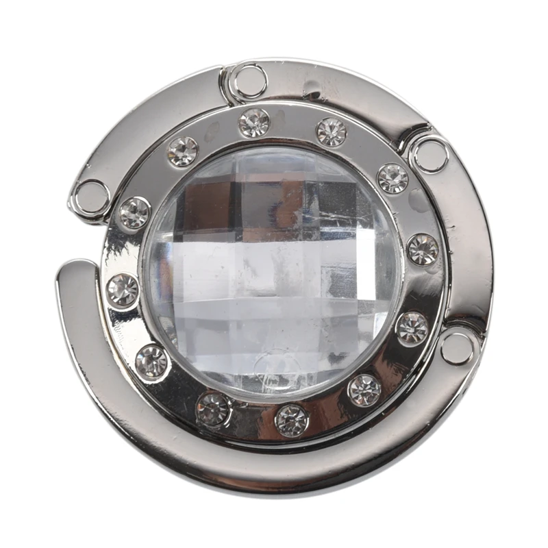 Круглая Складная Сумочка крючок для сумки держатель|Стразы| |