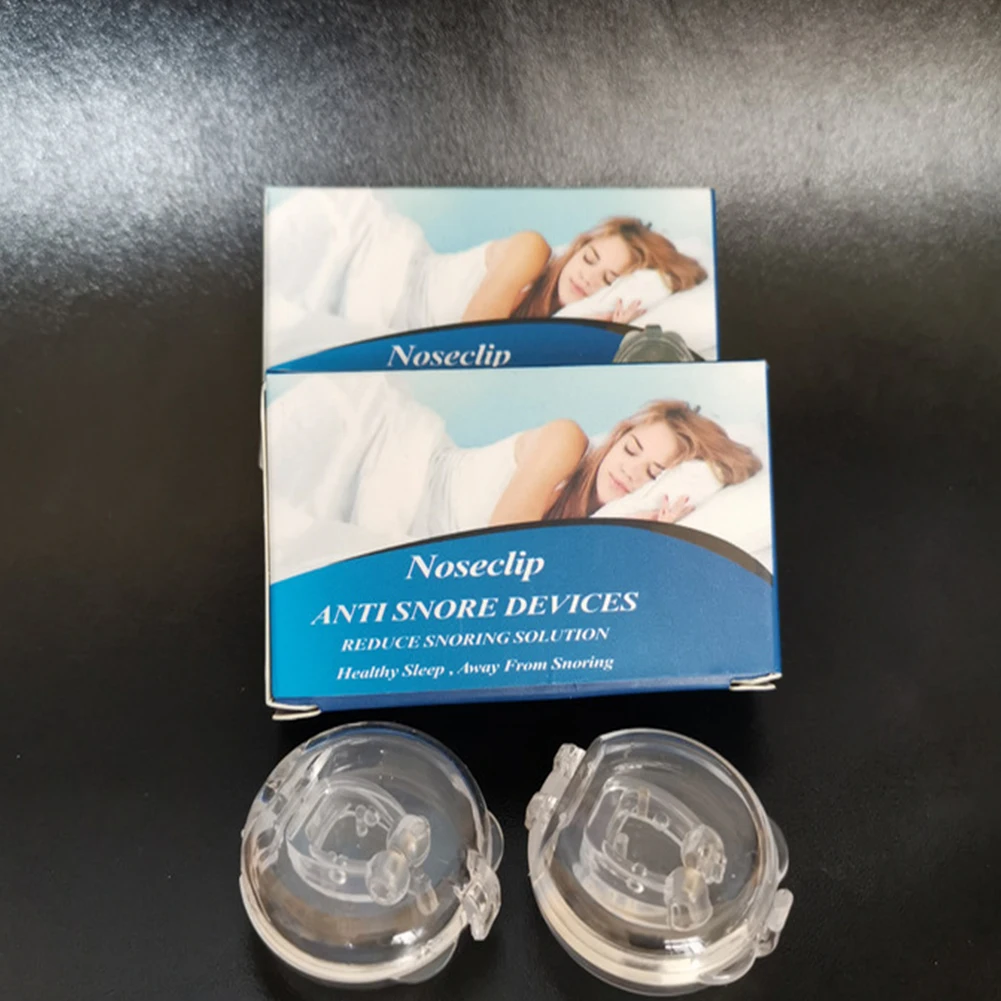 4 шт. силиконовый магнитный зажим для носа против храпа предотвращения храпа|Сон