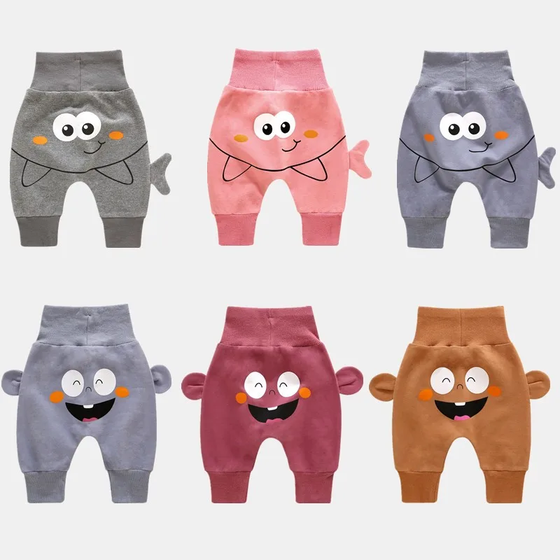 

Осенне-весенние детские штаны с мультяшным рисунком, леггинсы для девочек, мягкие брюки для маленьких мальчиков, детские шаровары, штаны дл...