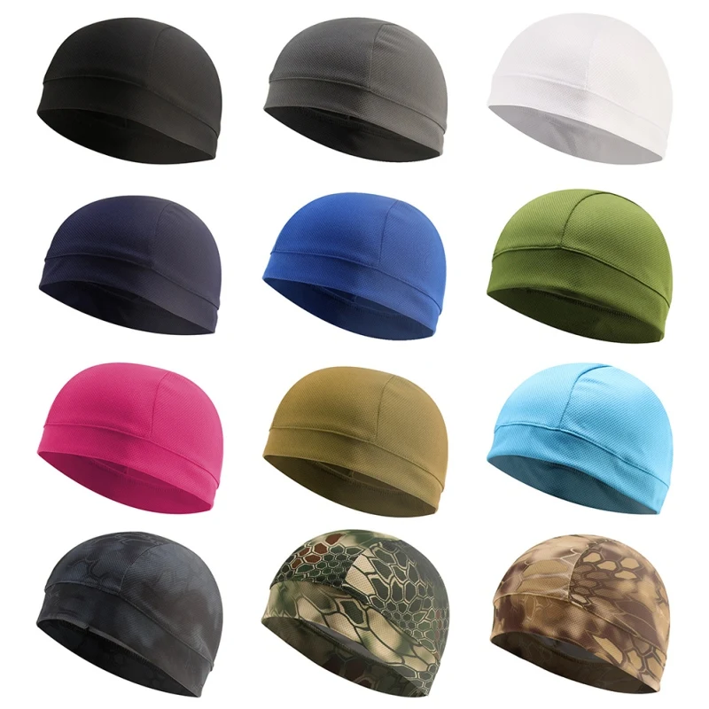 

Quick Dry Helmet Cycling Cap Anti-UV Anti-Sweat Sports Hat Motorcycle Bike Riding Cycling Hat Unisex Newest