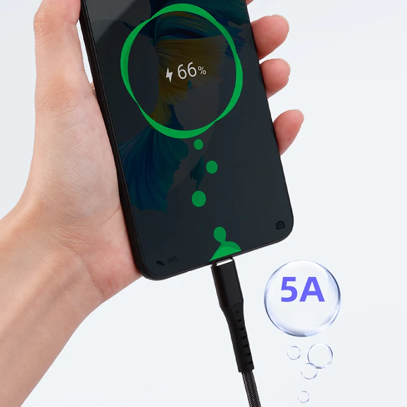 Кабель USB Type-C для Samsung S10/S20/Xiaomi mi 11 5 А | Мобильные телефоны и аксессуары