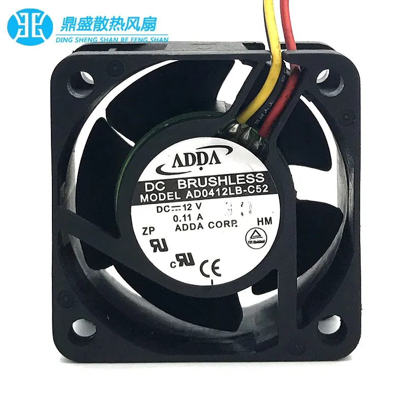Новый оригинальный AD0412LB-C52 4020 4 см 12 В 0,11a 1U серверный переключатель Вентилятор охлаждения