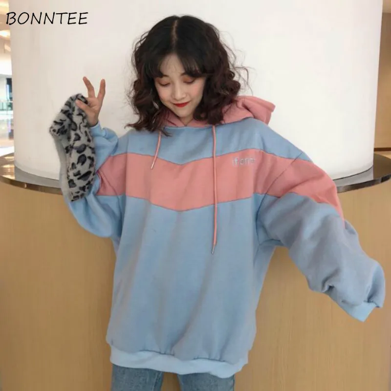 Толстовки женские с длинным рукавом и капюшоном уличная одежда свободного