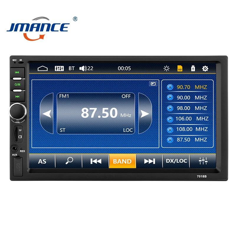 JMANCE 7018 Универсальный Автомобильный MP5-плеер multimidia dvd Радио automotivo 2-din автомобильные аксессуары oto teyp aparelho de som automotivo