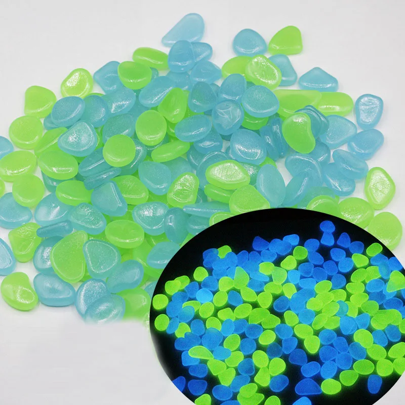 

Luminous Stones Pathway Stones Glow in the Dark Garden Decoration Pebbles Walkway Aquarium Plants Yard Decorative Pebble HM023