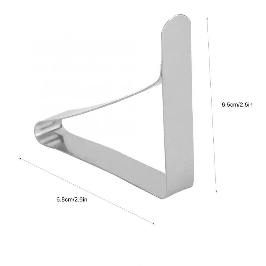 4 шт. скатерть для стола из нержавеющей стали зажимы саморегулирующиеся вечерние