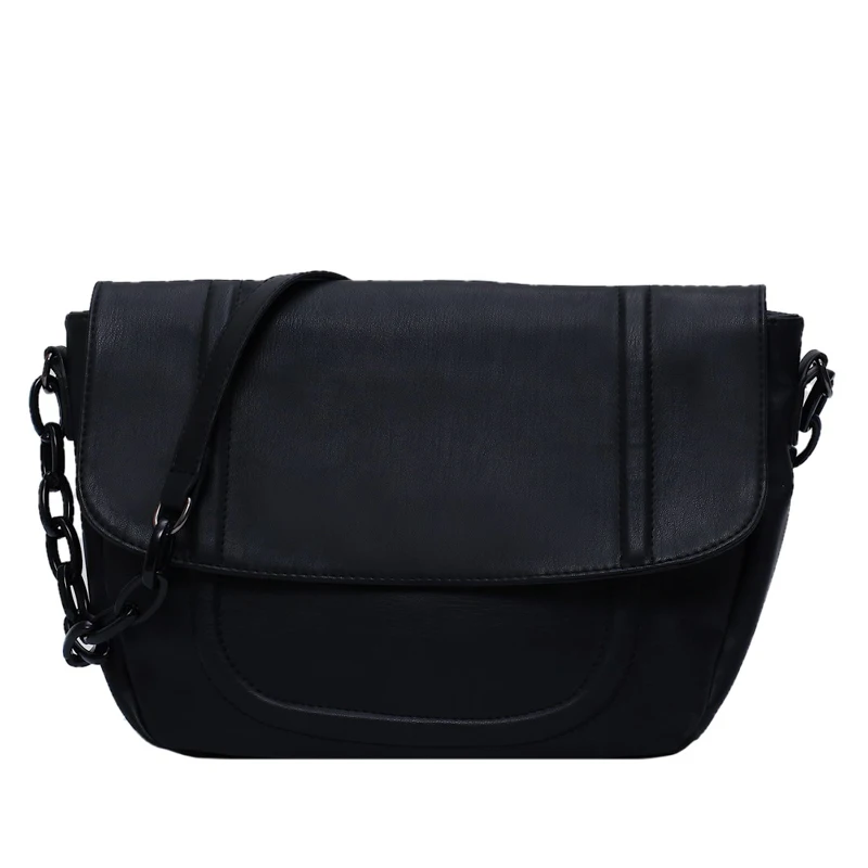 Women bag 2020 new fashion Korean shoulder girl simple chain messenger soft leather large capacity | Багаж и сумки