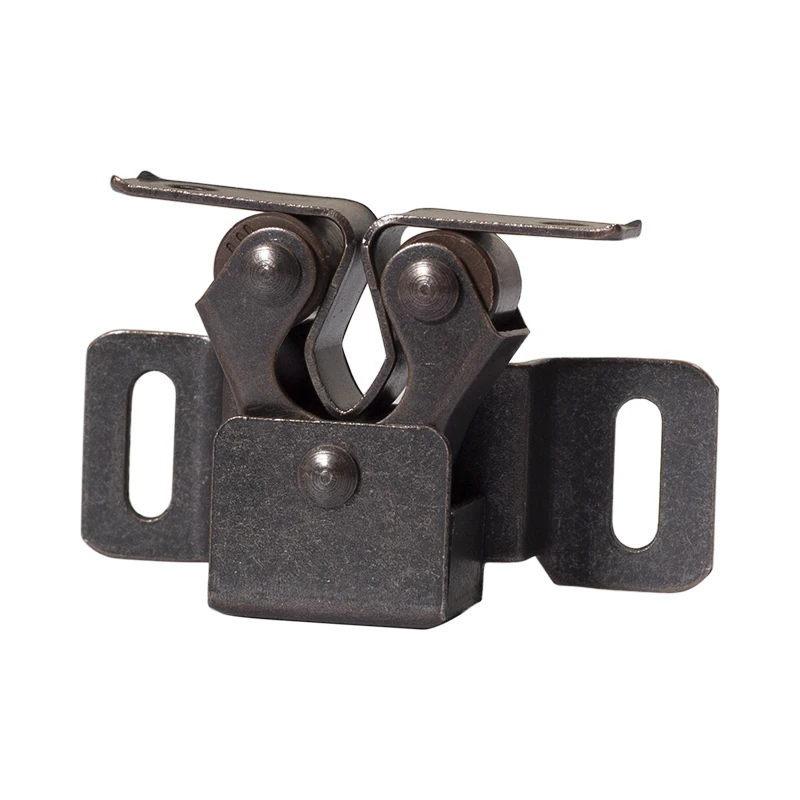 

Дверные стопоры для мебели, античный медный цвет, роликовая защелка для двери шкафа, двойные двойные защелки с ударом и бесплатными винтами