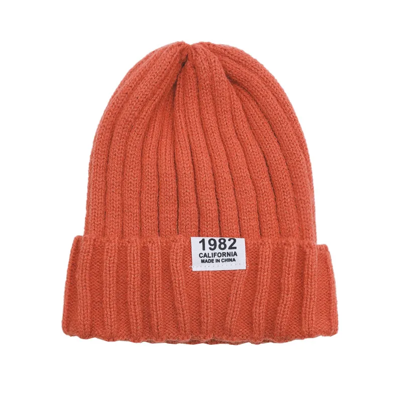 

2020 Child Simple Cotton Knit Hat Baby Winter Hat Beanie Hat Snood for 2-8 Years Old Girls Boys Christmas Gift Unisex Cap 10Pcs