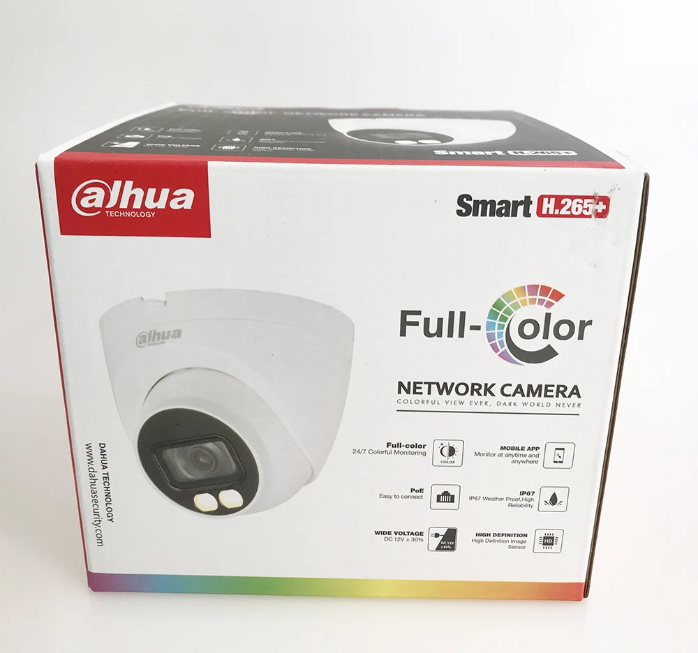Интеллектуальная камера Dahua H.265 + IVS 4 МП IP Full Color встроенный микрофон поддержка