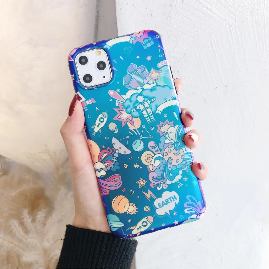 Blu-Ray мультфильм Звездное небо для iphone11 7 6 6s 8 Plus X XR XS Max Pro 5 5S SE |