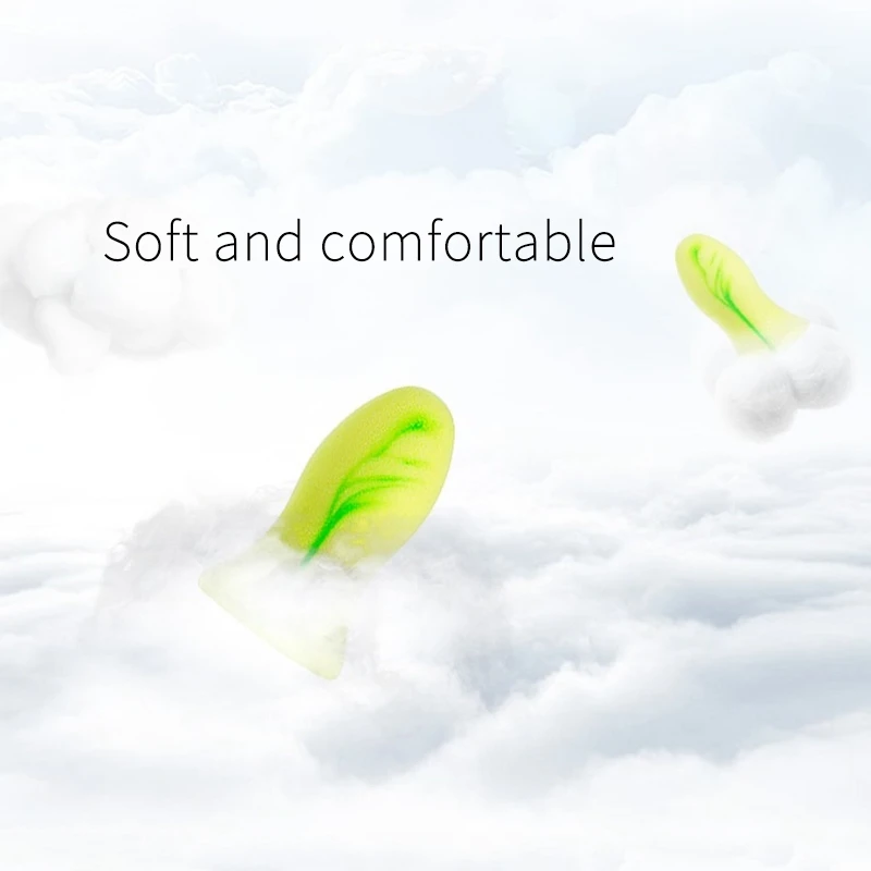 4Pcs/Box Soft Foam Ear Plug Sleeping Aid Noise Reduction Travel Prevention Earplugs Soundproof Size(Small And Large) |