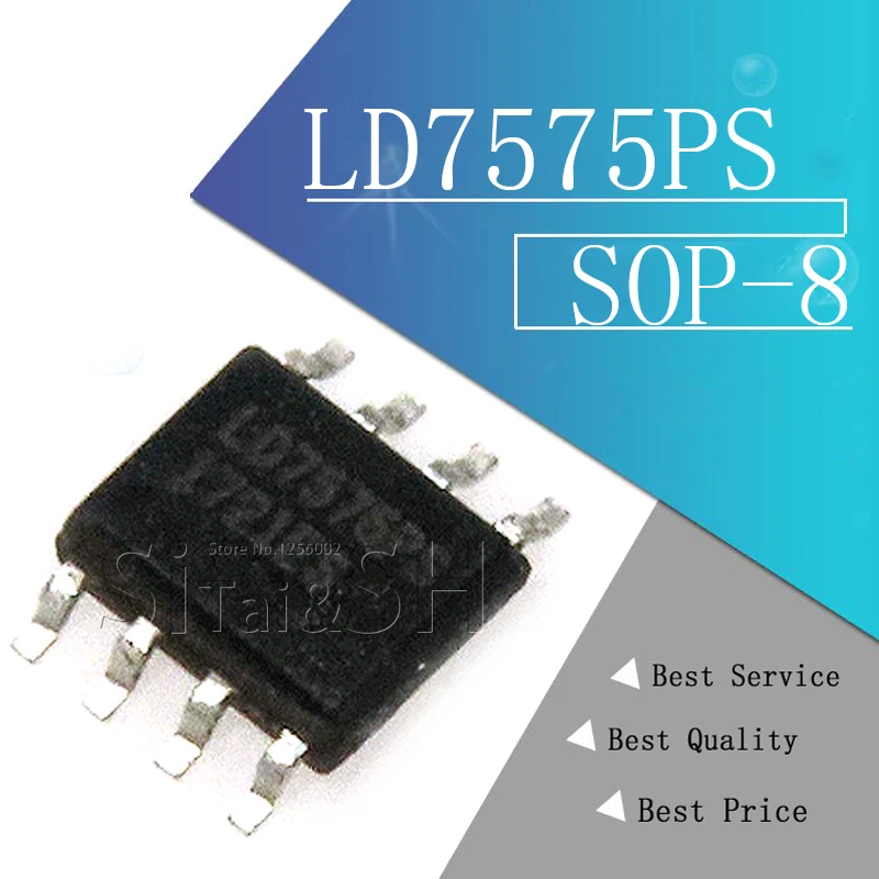 10 шт. LD7575PS LD7575 SOP 8 7575PS новый оригинальный|integrated circuit|circuit integre |