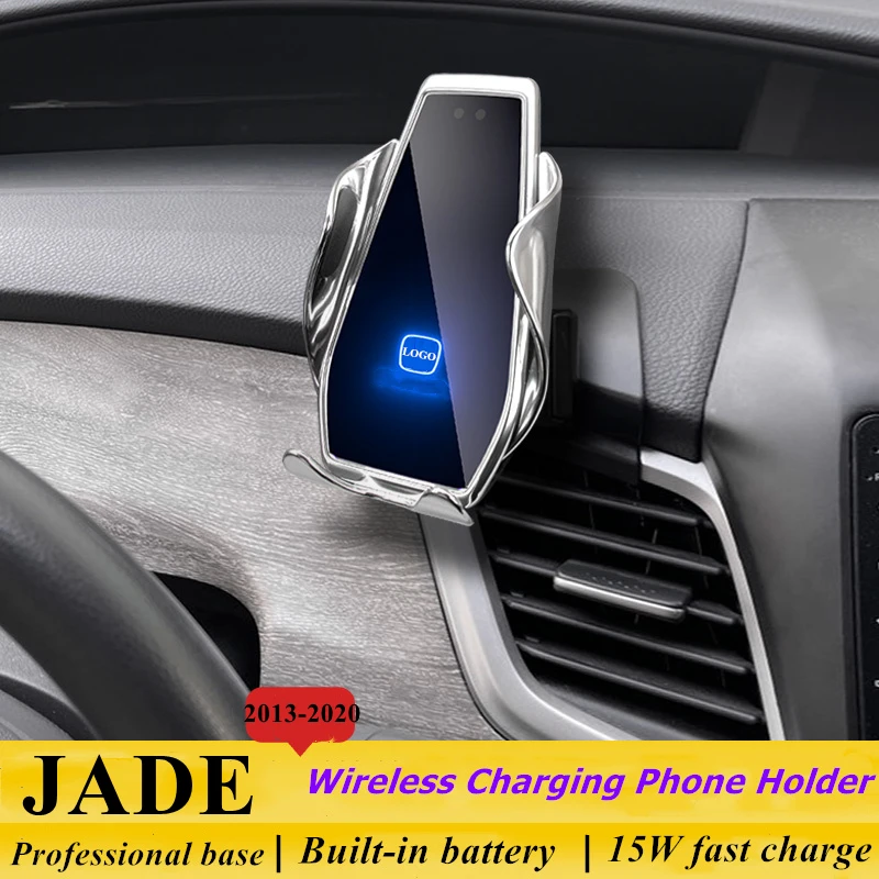 

For 2013-2020 Honda JADE Car Phone Holder Air Vent Wireless Charger 360 Rotating Navigation Bracket GPS Support