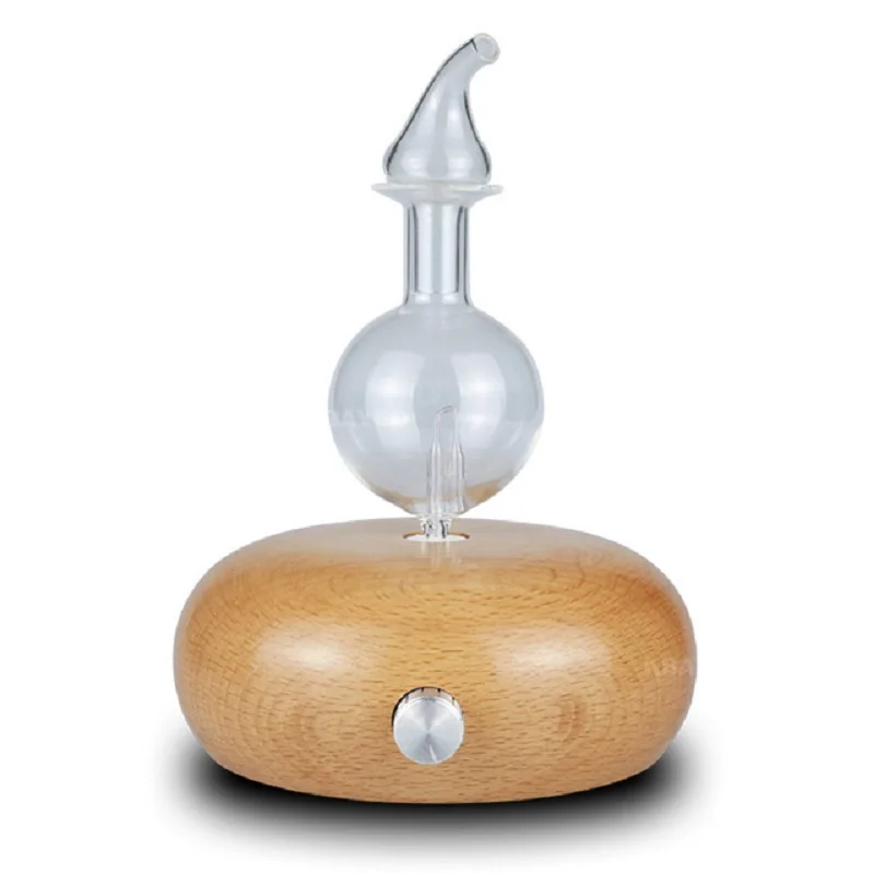 Диффузор эфирного масла очиститель воздуха ароматерапия из дерева и стекла