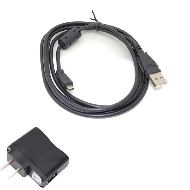 USB AC настенный адаптер питания для камеры Кабель зарядного устройства