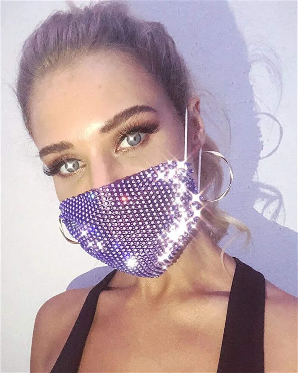

Sequin Masks Fashionable Protective Face Masks Personalized Masks Summer Outdoor Sunscreen Breathable Reusable Mask