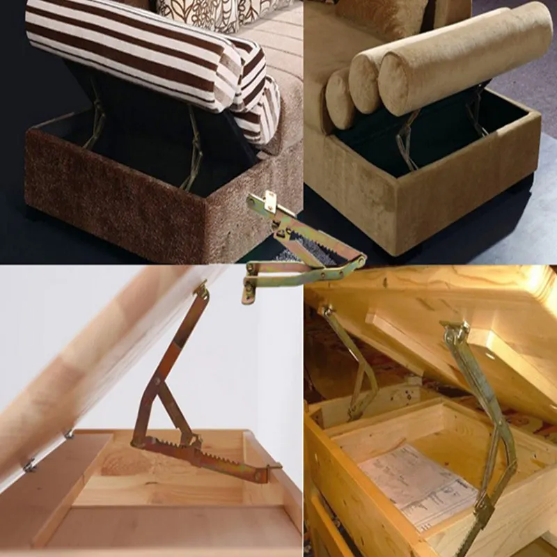 Складной подъемный кронштейн тяжелая Регулируемая петля на подголовник дивана