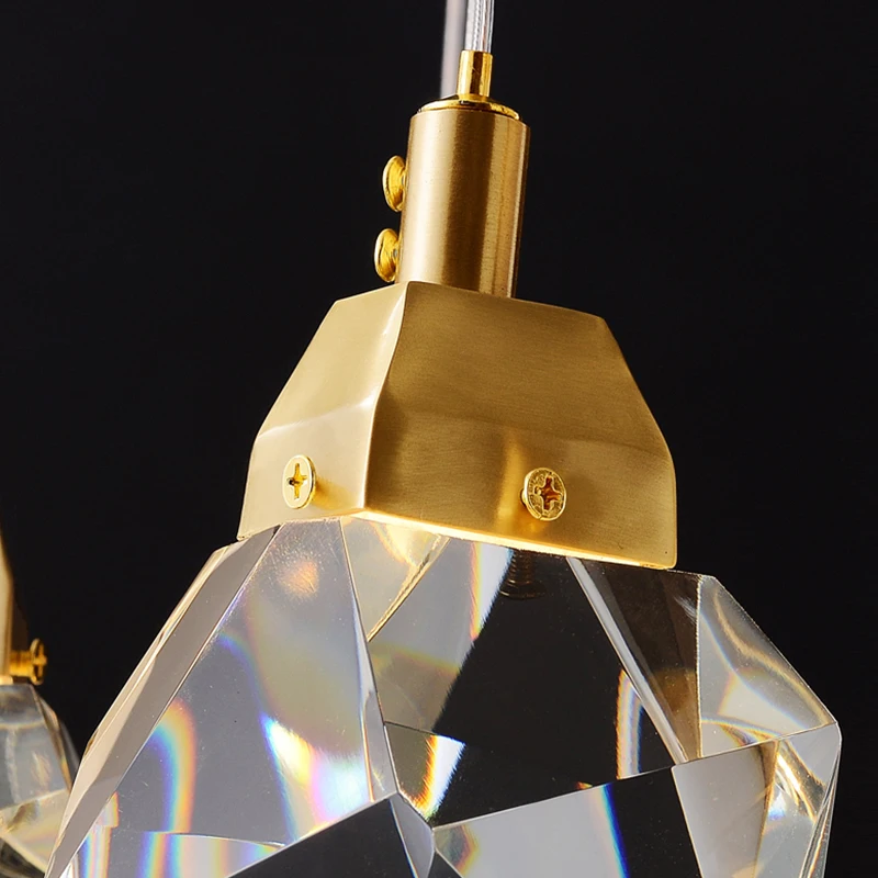 Хрустальный cube внутреннее освещение люстры для дома лестница лофт лампа