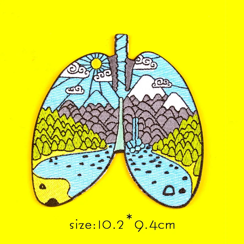 Нашивка с рисунком Ван Гога патч сердцем вышитые патчи для одежды половые КИТ