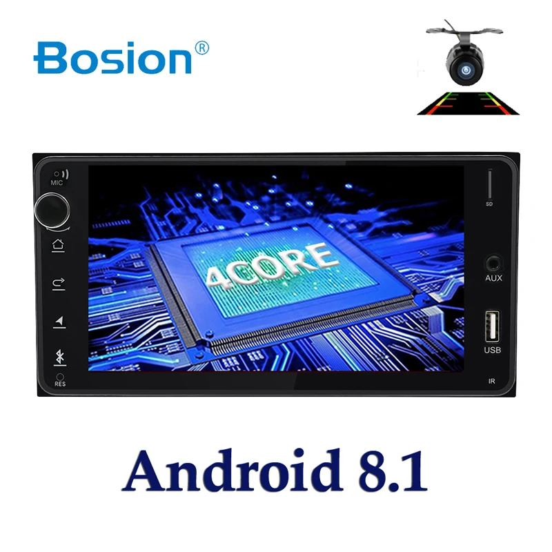 Новейший Android 8,1 автомобильный dvd для toyota corolla 2 Din универсальный автомобильный Радио с навигацией Bluetooth Wifi BT автомобильный стерео gps плеер