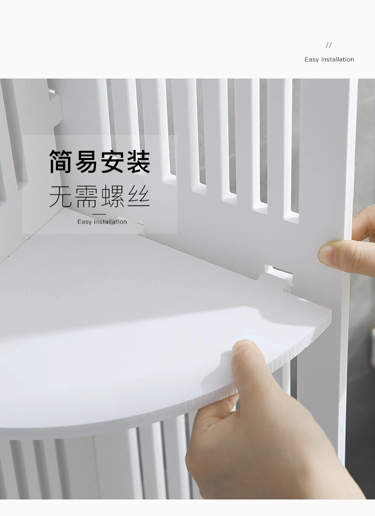 Треугольная напольная полка для ванной комнаты стеллаж хранения в туалете