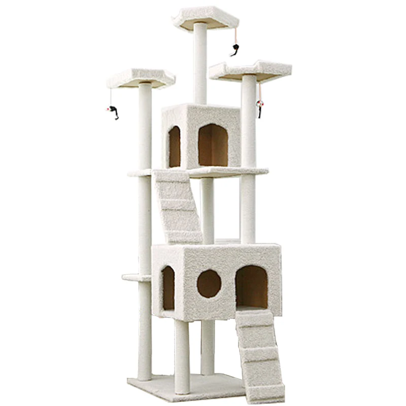 Стабильная рама для скалолазания кошек большая вилла кошачьего туалета