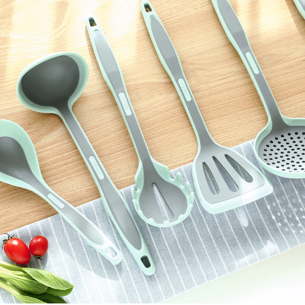FaSoLa Silicone Spatula for Frying Pan Shovel Soup Spoon Noodle Cookware Cooking Accessories Tool Non-stic Kitchen Utensils | Дом и сад