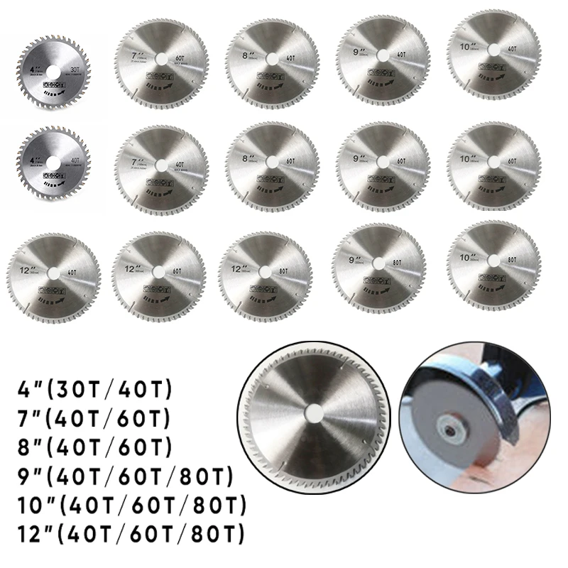 1 шт. 30 80 зубьев круглый дисковый пильный диск для деревообрабатывающего