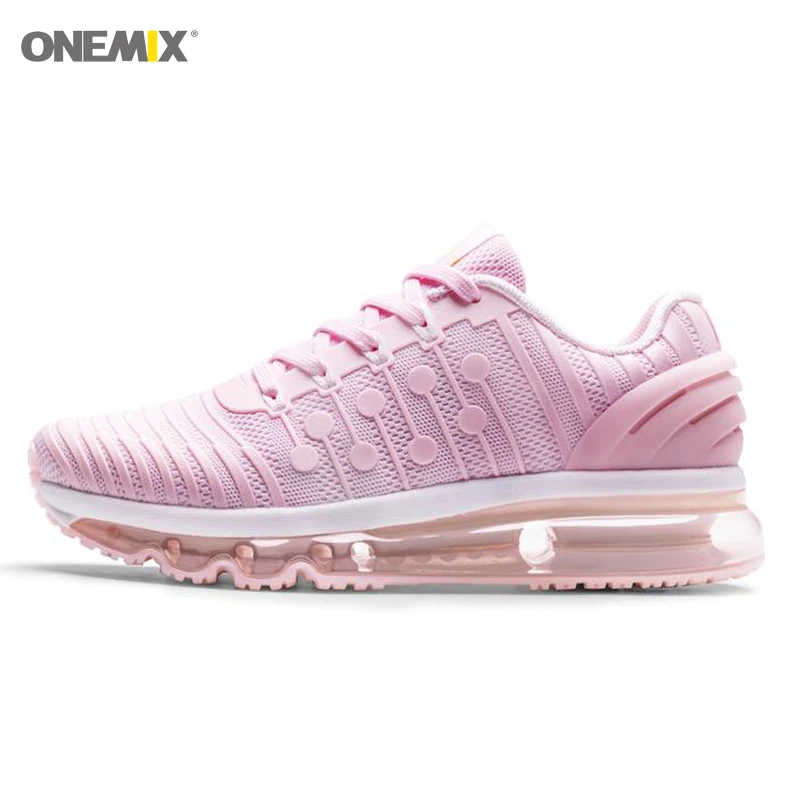 ONEMIX, женская обувь для бега с воздушной подушкой, 3D сетка, дышащая Спортивная обувь для улицы, для девушек, для бега, для прогулок, повседневная, модная, Ftness, для тенниса