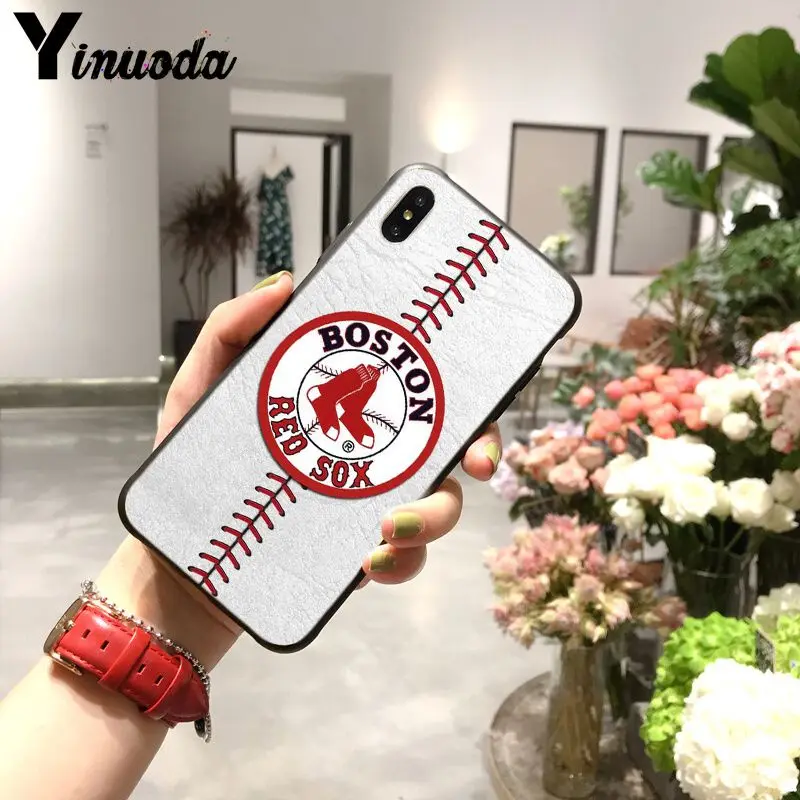Yinuoda New York Yankees Boston Red Sox бейсбольный Телефон чехол для iphone 8 7 6 6S Plus 5 5S SE XR X XS MAX 11pro max Coque Shell