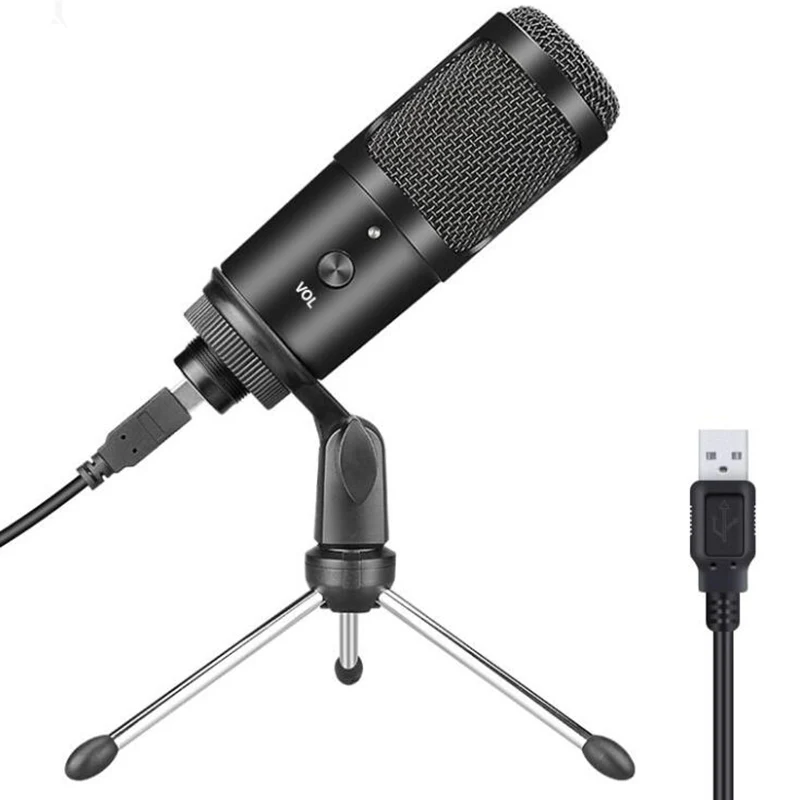 

Конденсаторный микрофон, с USB-разъемом