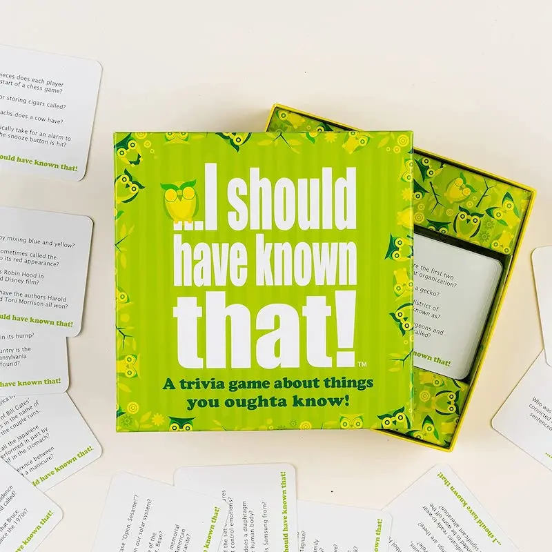 

I Should Have Known That Trivia Game Interesting Party Game Family Party Adult Children Table Board Game Cards Kids Gifts