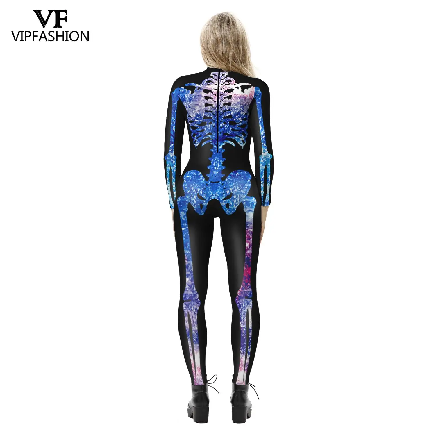 VIP Мода Хэллоуин Карнавальный костюм зентай для костюмированной вечеринки с