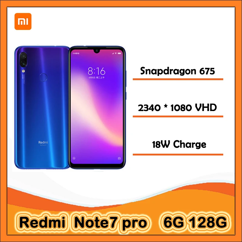 

Redmi Note7 Pro 6G+128G Sony's 48MP Ultra-clear Dual-camera Brand New Snapdragon 675 Processor Phantom Color Gradient